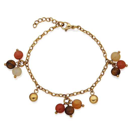 T1XK440268 - Bead Charm Bracelet | steelx