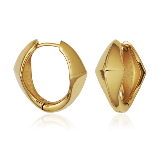 T2XK210200 - Geometric Hoop Earrings | steelx
