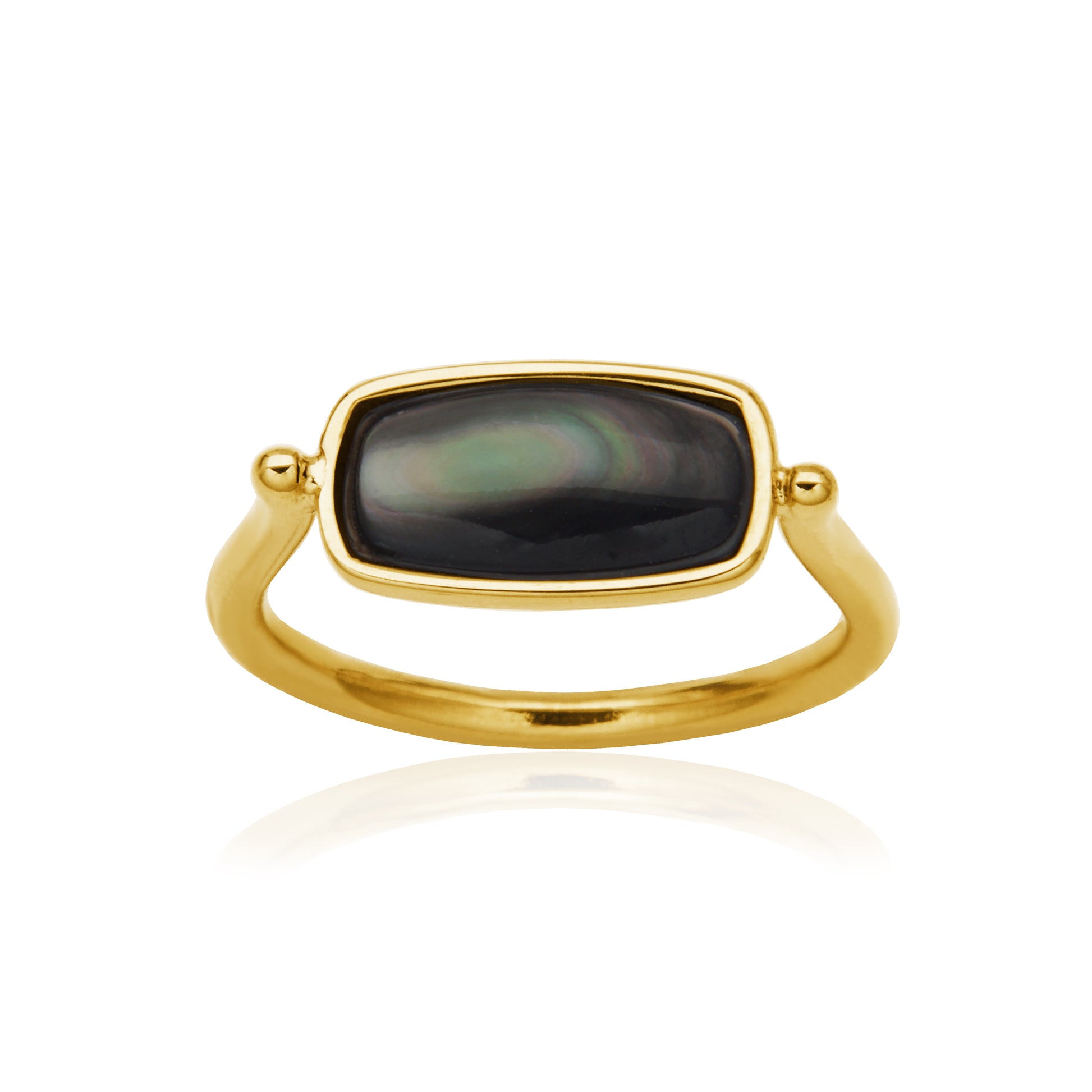 T4XK250260 - Gray MOP Ring | steelx