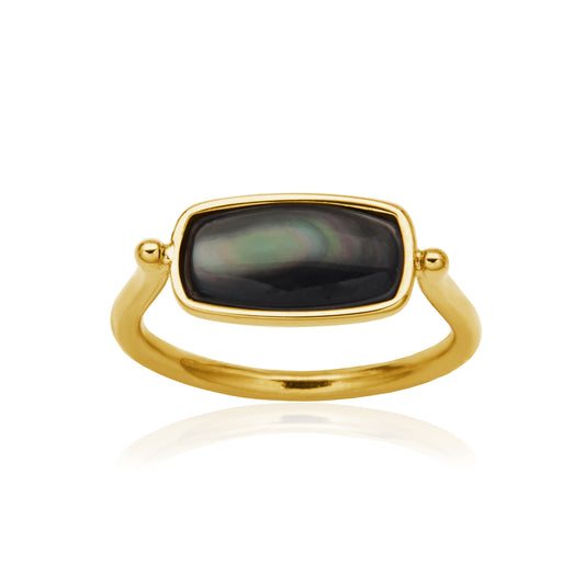 T4XK250260 - Gray MOP Ring | steelx