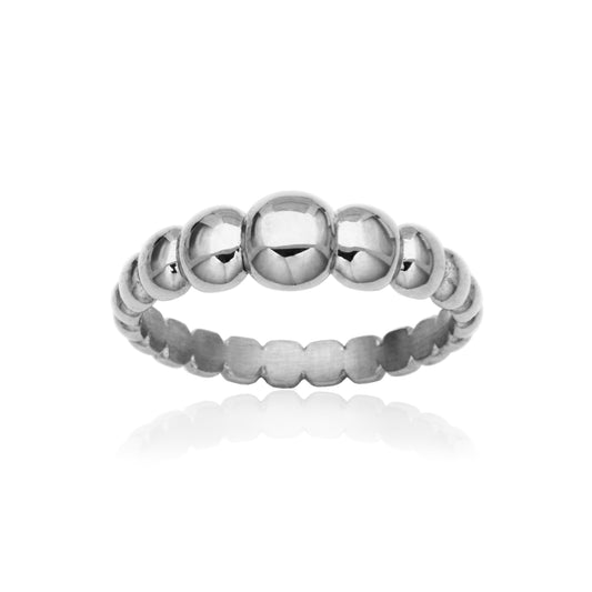 T4XK310160 - Beaded Ring | steelx