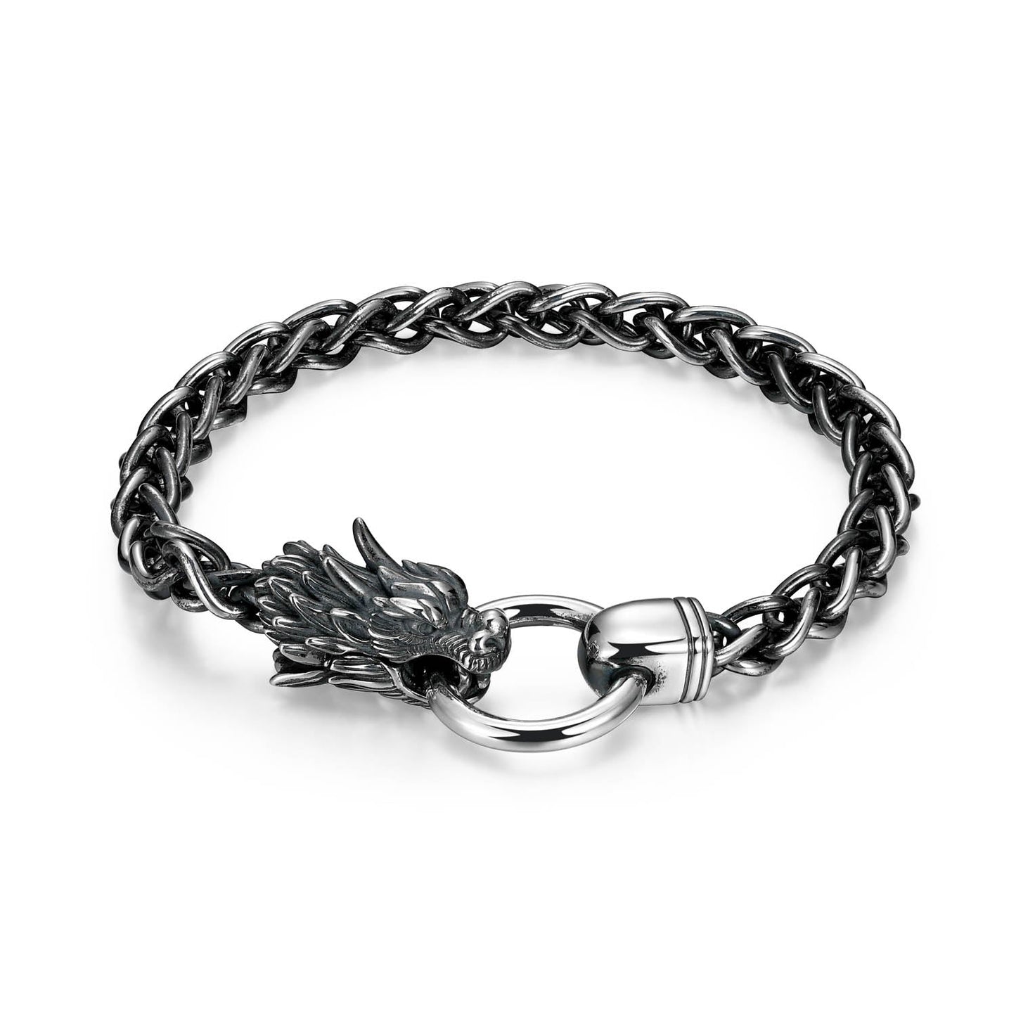 Dark Reign Oxidized Finish Sterling Silver Bracelet - UB0043 | ethos