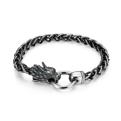 Dark Reign Oxidized Finish Sterling Silver Bracelet - UB0043 | ethos
