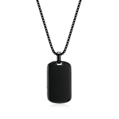 Eclipse Gunmetal Rhodium Finish Sterling Silver Necklace - UN0065 | ethos