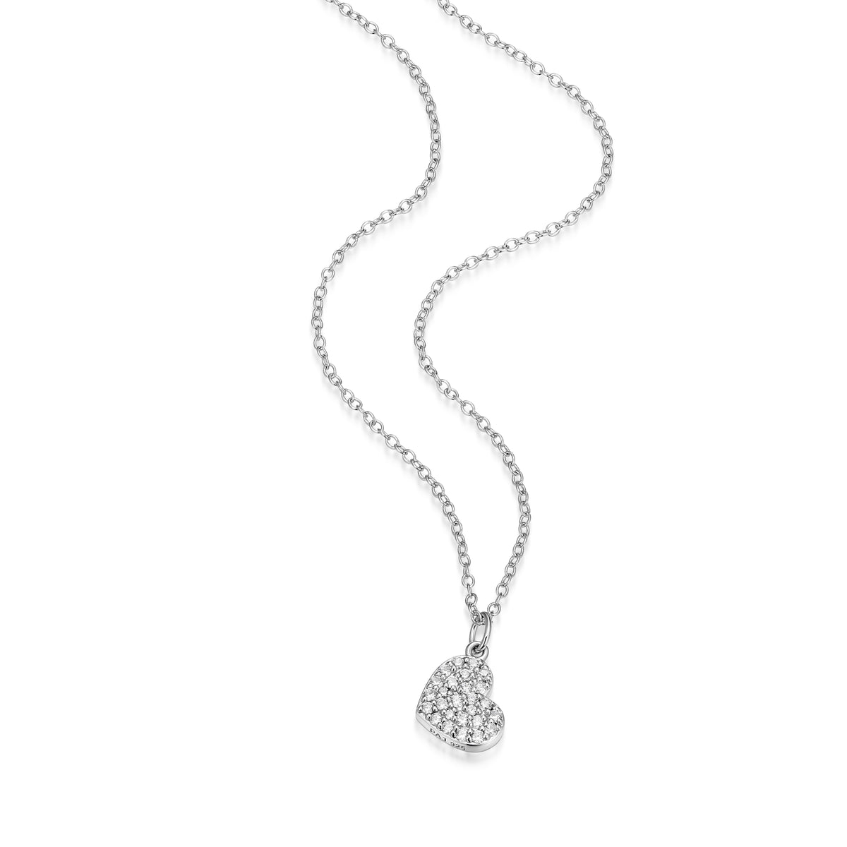 RN0219A - Mini Me Petite Open Heart Necklace | Reign