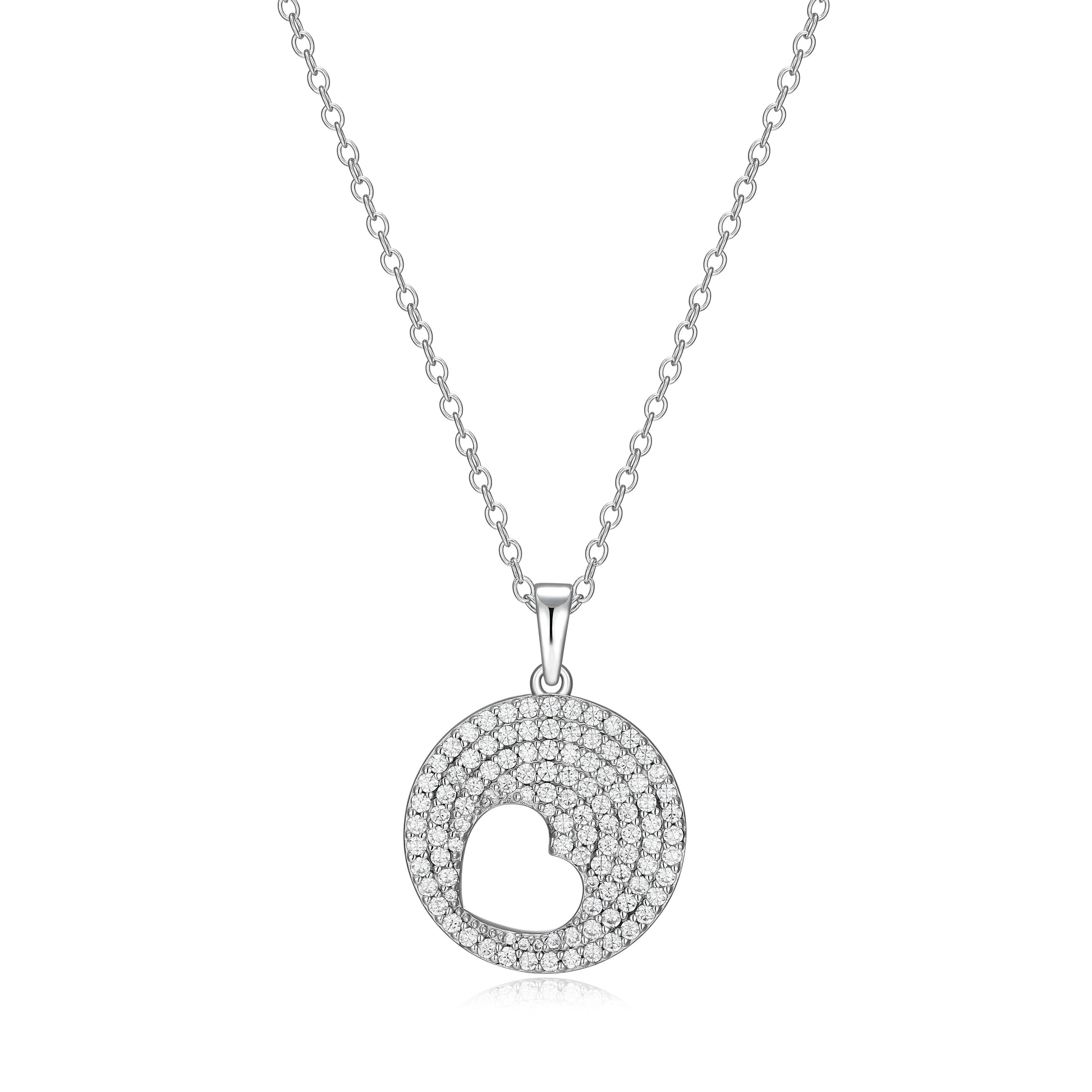 RN0219B - Mini Me Open Heart Necklace | Reign