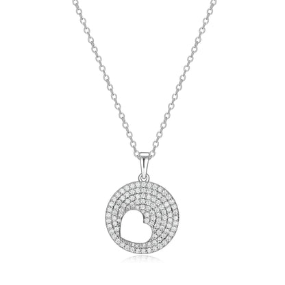 RN0219B - Mini Me Open Heart Necklace | Reign