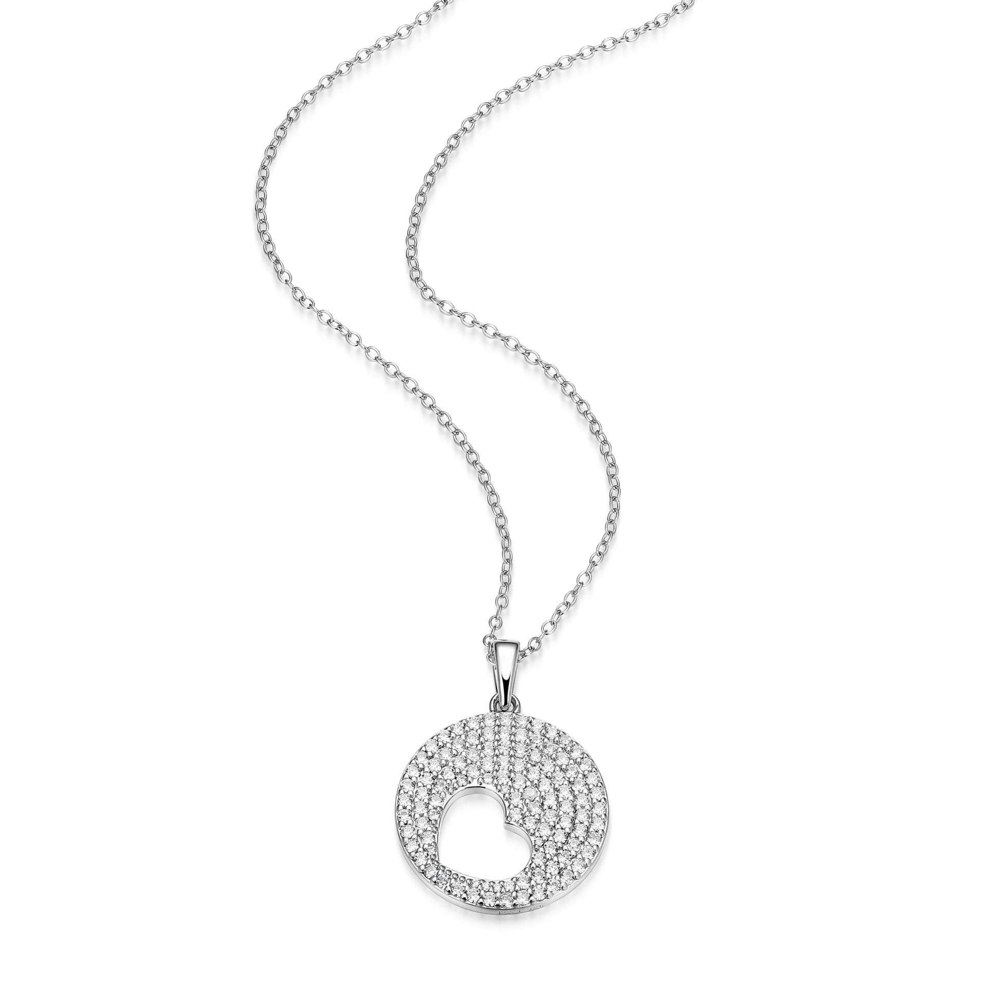 RN0219B - Mini Me Open Heart Necklace | Reign