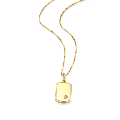 RN0221B - Mini Me Dog Tag Necklace | Reign