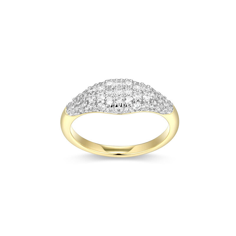 RR0259Y4 - Pavé Pinky Ring | reign