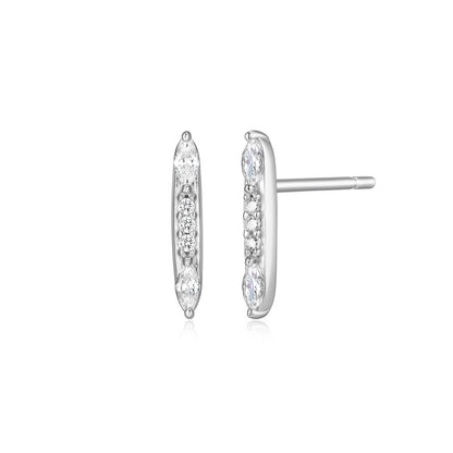 RE0253W - Linear Stud Earrings | reign