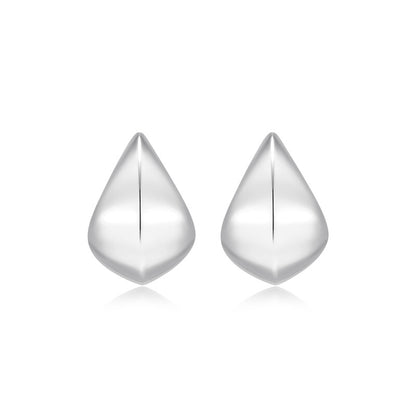 RE0238W - Sculpted J-Hoop Earrings | reign