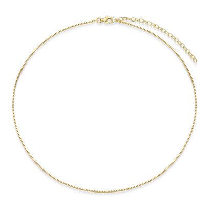 RN0246Y - Box Chain Necklace | reign